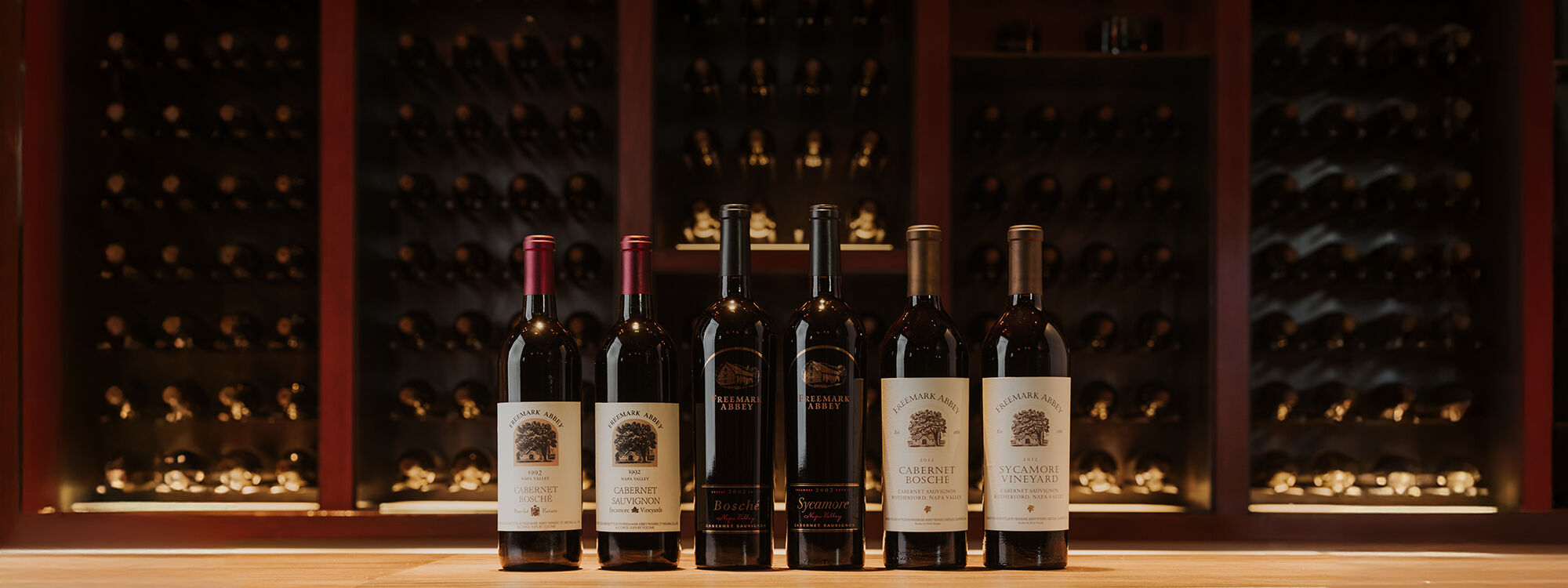 Freemark Abbey wine lineup